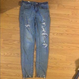 American eagle ripped skinny jegging